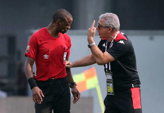 Mali-Tunisia at AFCON was tainted by suspect refereeing from Janny Sikazwe. (REUTERS/Mohamed Abd El Ghany)