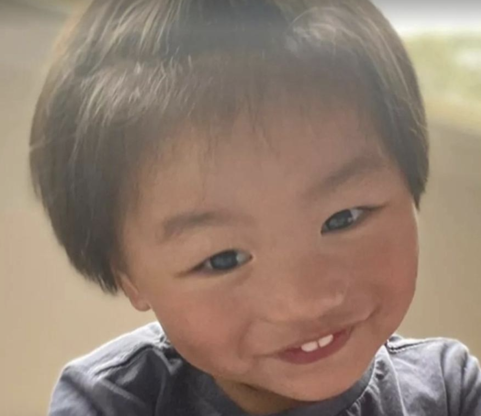 Two-year-old Carter Cheung who died from Covid.