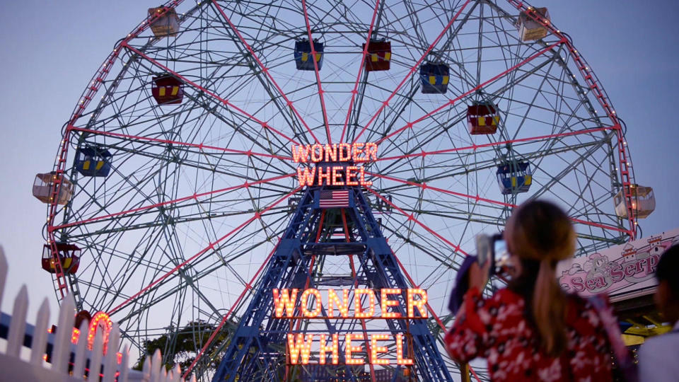 The Wonder Wheel opened on the Coney Island boardwalk in 1920.  / Credit: CBS News