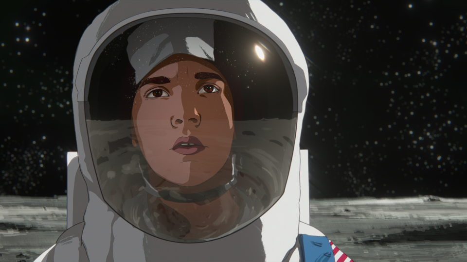 A boy's dreams of space travel intersect with the Apollo 11 moon landing in Richard Linklater's animated movie "Apollo 10 1/2: A Space Age Childhood."