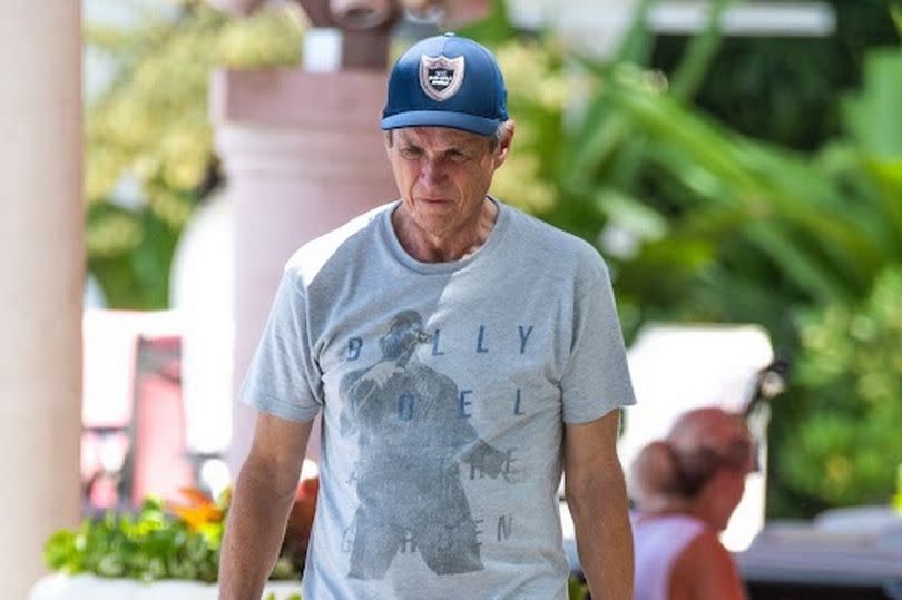 Liverpool legend Alan Hansen pictured at Sandy Lane Hotel during a summer break in Western Barbados.