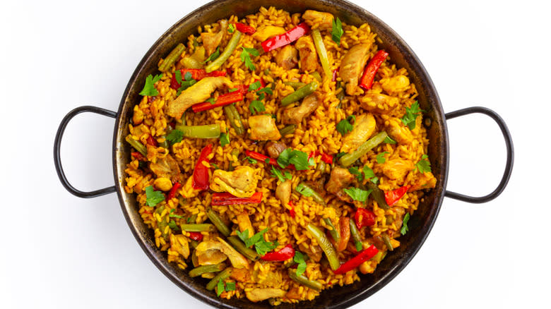 Pan of paella