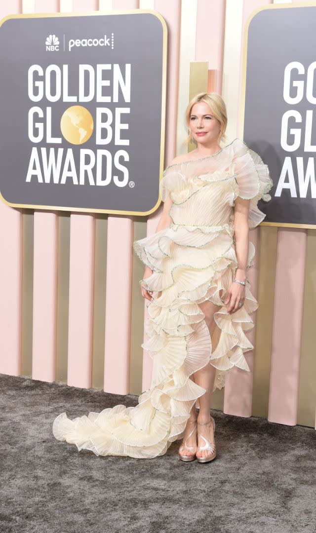 Michelle Williams at the 2023 Golden Globes