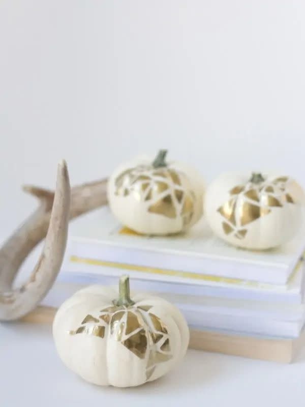 best pumpkin centerpieces geometric