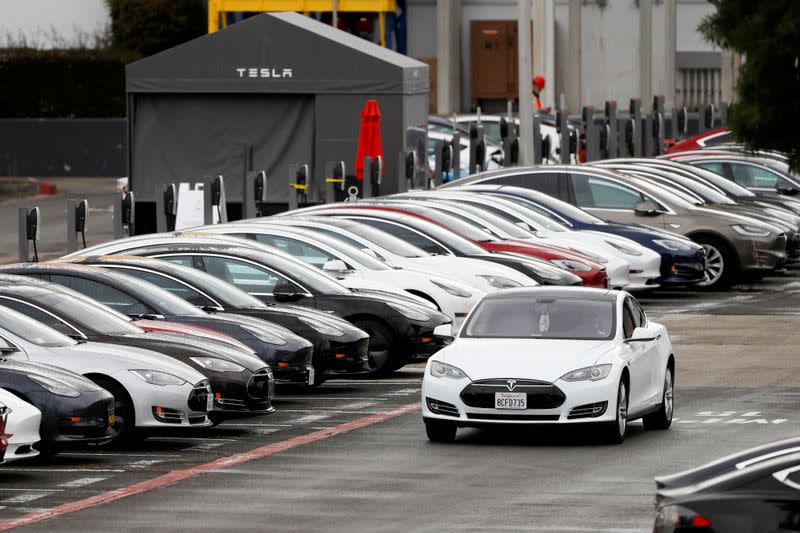 FILE PHOTO: Tesla's primary vehicle factory reopens in Fremont