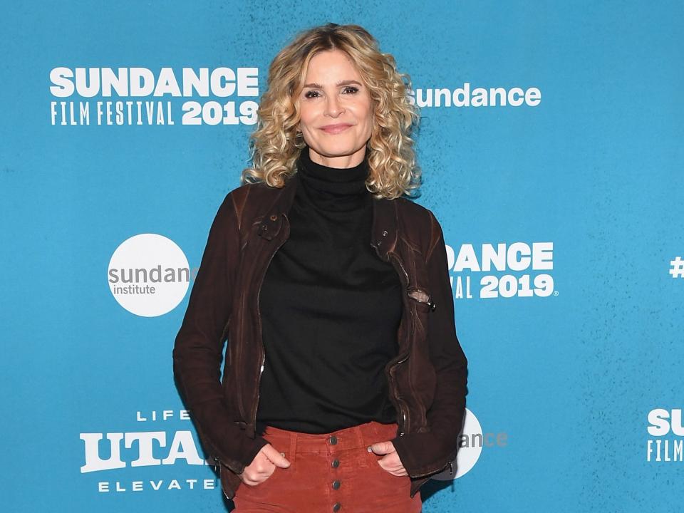 <p>Kyra Sedgwick reveals what happened when she hit a ‘panic button’ at Tom Cruise’s house: ‘I didn’t get invited back’</p> (Getty Images)