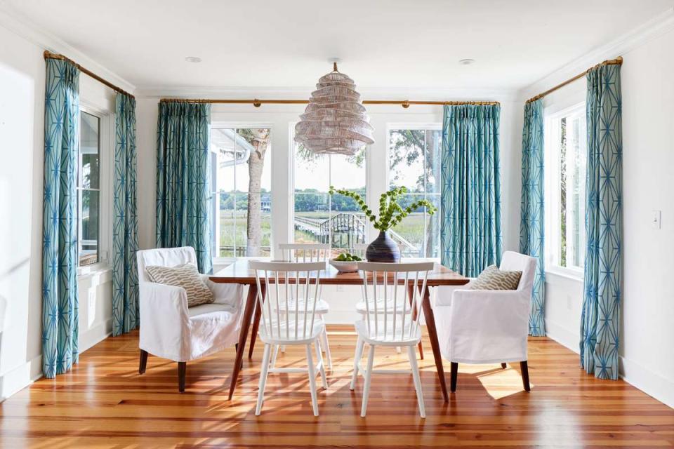 Casual Dining Room with Marsh View