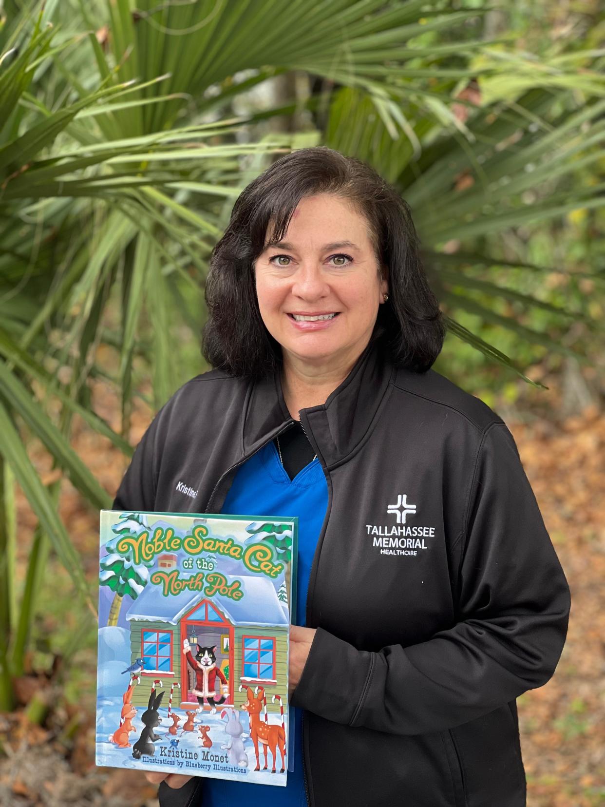 TMH RN Kristine Monet, recently published her first children's book, "Noble Santa Cat of the North Pole," about a cat who works with Santa to help get kittens adopted.