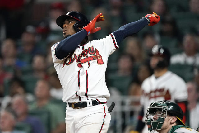 Acuña has 3 hits, Harris scores the winning run on a close call at the  plate as Braves top Bucs 6-5