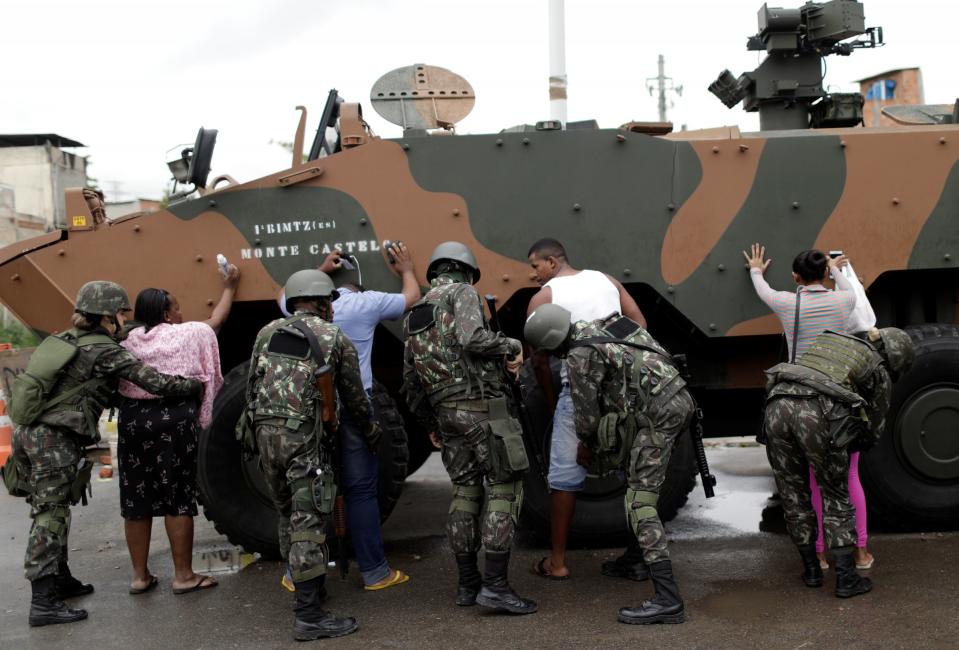 Brazil Rio de Janeiro police soldiers arrest