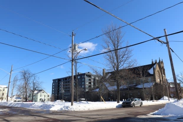 The proposed 12-storey building would be constructed on a vacant property at the corner of Botsford and Victoria streets in downtown Moncton.