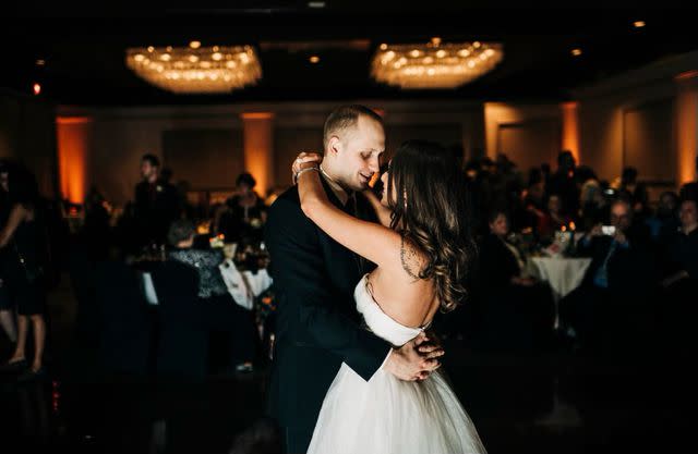 <p>Frank Vilsack Photo</p> Andrew and Tiffany Gagliardi on their wedding day