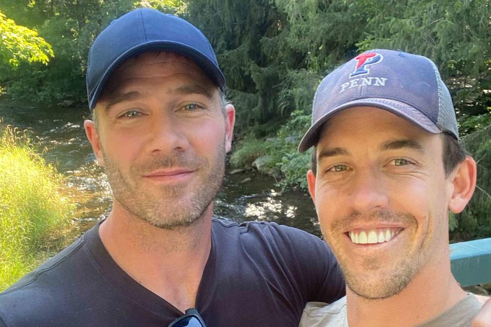 <p>Courtesy of Luke Macfarlane and Hig Roberts</p> Luke Macfarlane and Partner Hig Roberts