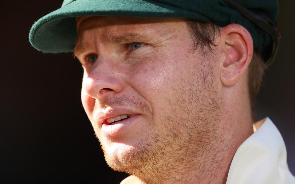 Steve Smith of Australia speaks to the media during day five of the Third Test match in the series between Australia and South Africa at Sydney Cricket Ground on January 08, 2023 in Sydney, Australia - Mark Kolbe/Getty Images