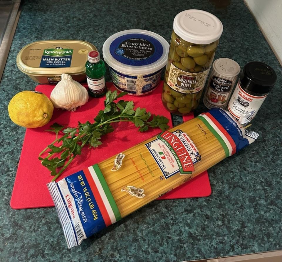 Ingredients for pasta