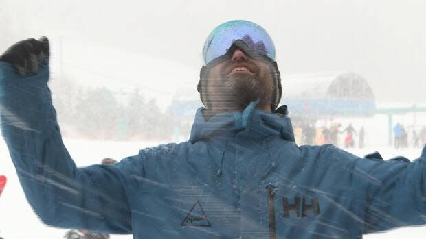 Richard Wells, Marble Mountain operations manager, is ecstatic the ski season is finally underway. 