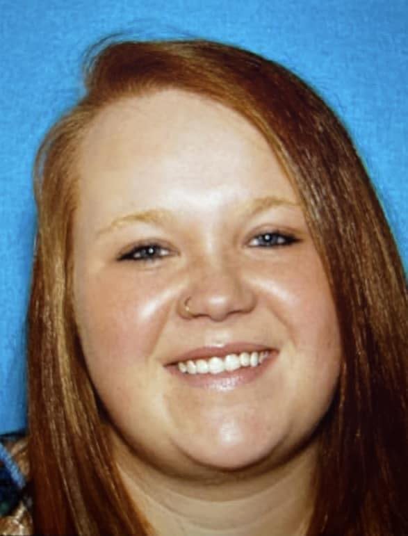 Veronica Butler, 27, is described as being 5 feet, 4 inches tall with red hair and green eyes. She was reported missing Saturday. Photo courtesy of Oklahoma State Bureau of Investigation/Facebook