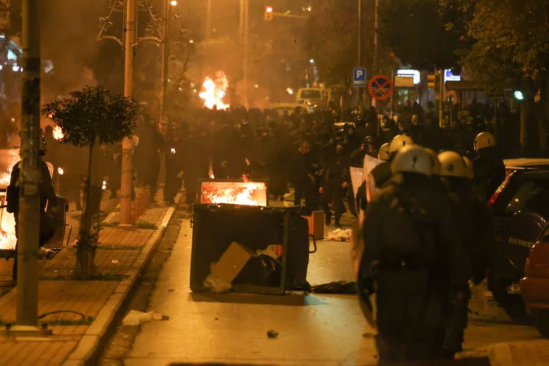 Rally marking the 2008 police shooting of 15-year-old student Alexandros Grigoropoulos in Thessaloniki