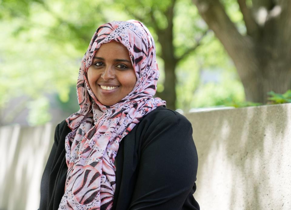 Nafisa Jamale, a community-based clinical supervisor at the Buckeye Ranch, works with Columbus’ large Somali American youth community to get mental health, employment and other services through a special outreach program funded by Franklin County Alcohol, Drug and Mental Health.