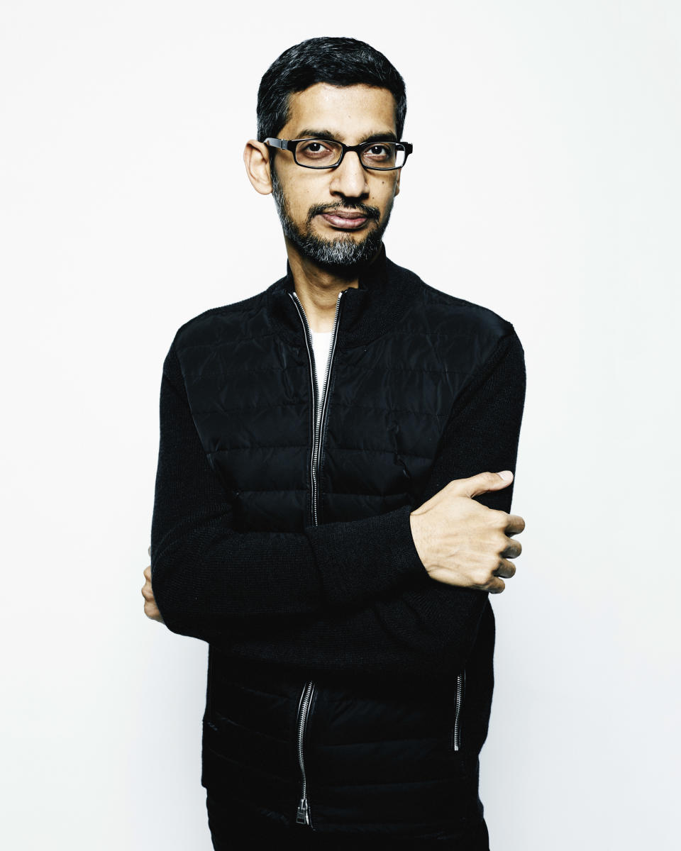 Sundar Pichai, consejero delegado de Google, en Manhattan el 2 de noviembre de 2018. (Erik Tanner/The New York Times)