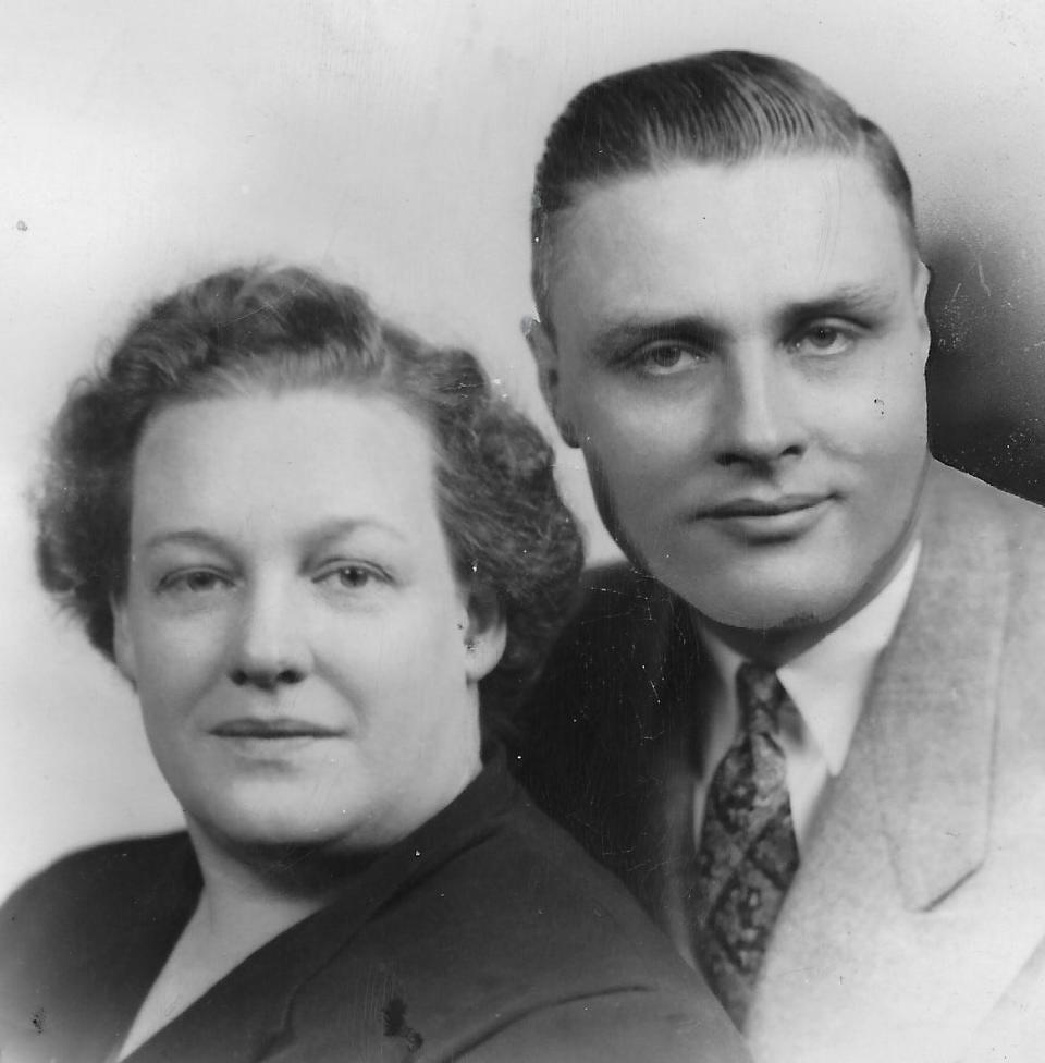 The Rev. C.C. Thomas and his wife, Marjorie, take a portrait in the 1940s.