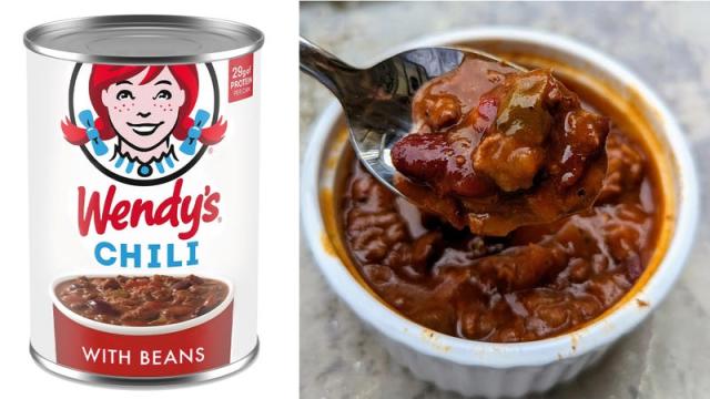 Is CANNED Wendy's Chili with Beans As Good As The Restaurant? Comparison  Video! 