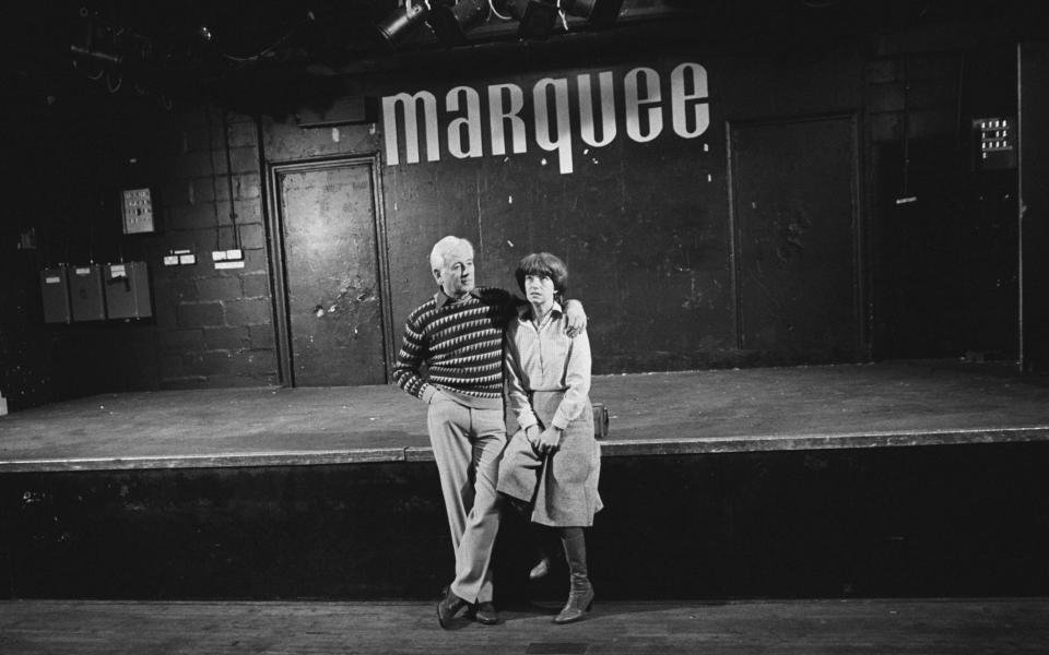 Harold and Barbara Pendleton in the Marquee Club in 1983 - United News/Popperfoto via Getty 