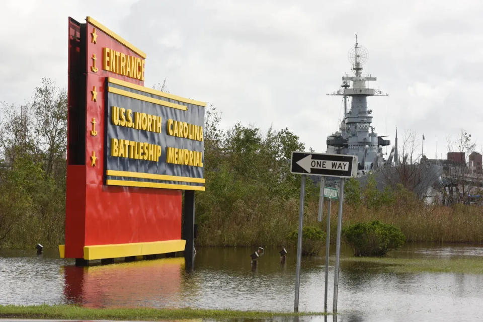 Flooding has become an increasing problem for the Battleship North Carolina in recent years. Officials are hoping an upcoming project incorporating new wetlands and a raised parking lot will help alleviate some of the issues.