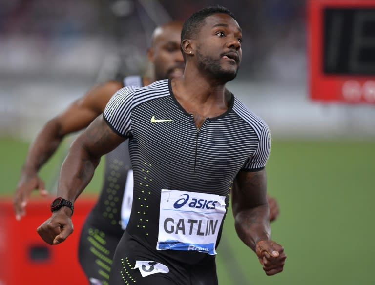 Justin Gatlin is the fastest man in the world over 100m this year