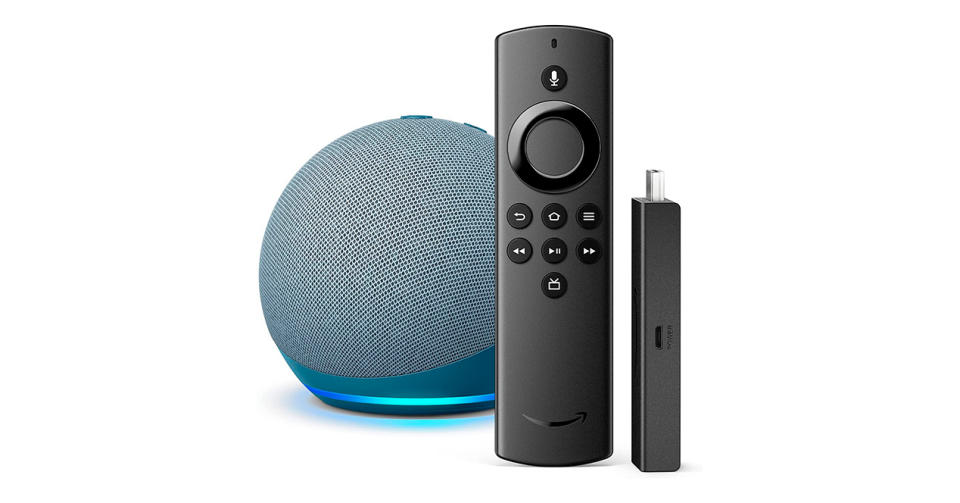 Pack de Echo Dot 4Gen y Fire TV Stick - Imagen: Amazon México