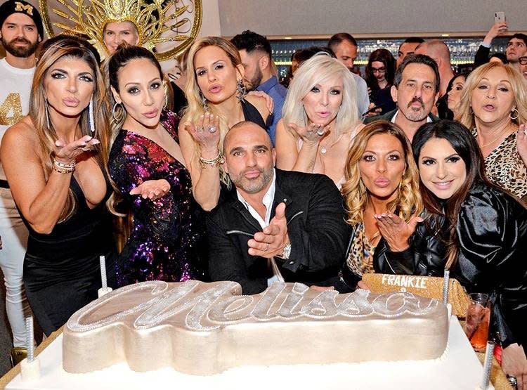 Melissa Gorga's <em>RHONJ</em> costars Teresa Giudice, Jackie Goldschneider, Margaret Josephs, Dolores Catania, and Jennifer Aydin — plus her husband, Joe — were all in attendance to help celebrate her milestone birthday back on March 28, 2019.