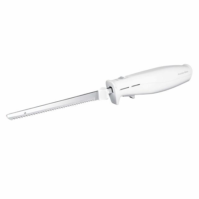  Homaider Electric Knife for Carving Meat, Turkey, Bread & More.  Serving Fork and Carving Blades Included: Home & Kitchen