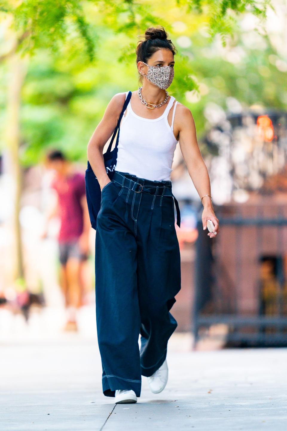 Katie Holmes in SoHo, July 31, 2020.