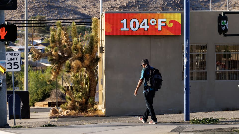 Triple-digit temperatures in Joshua Tree, California, on June 5. - Gina Ferazzi/Los Angeles Times/Getty Images