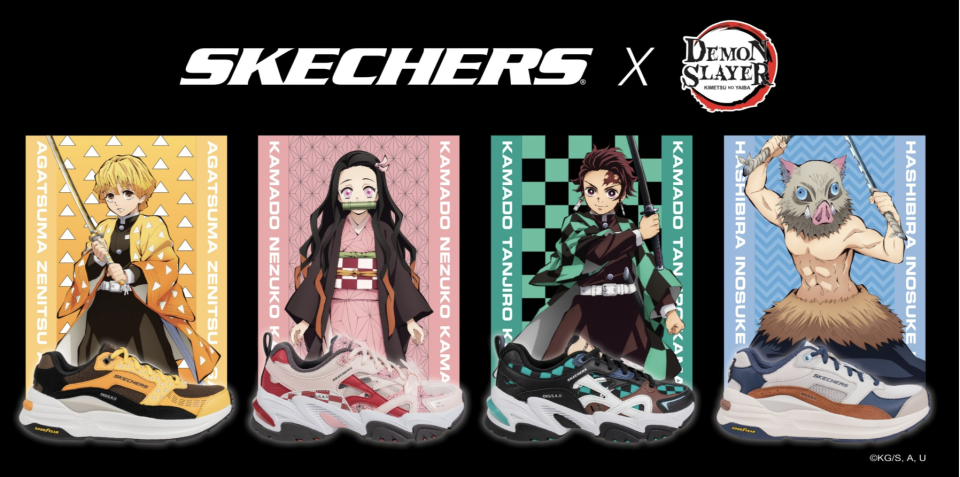 Skechers X Demon Slayer. PHOTO: Skechers