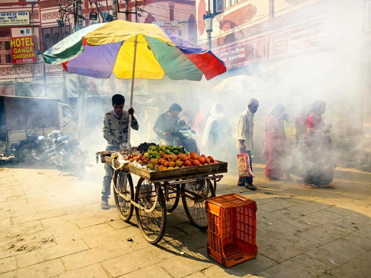 <span>The Streets of Varanasi, 2022, shot on Huawei Mate 50 Pro.</span><span>Photograph: Svetlin Yosifov</span>
