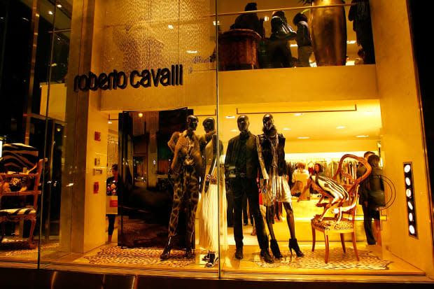 A Roberto Cavalli Boutique in New York City. Photo: Andy Marlin/Getty Images for Roberto Cavalli