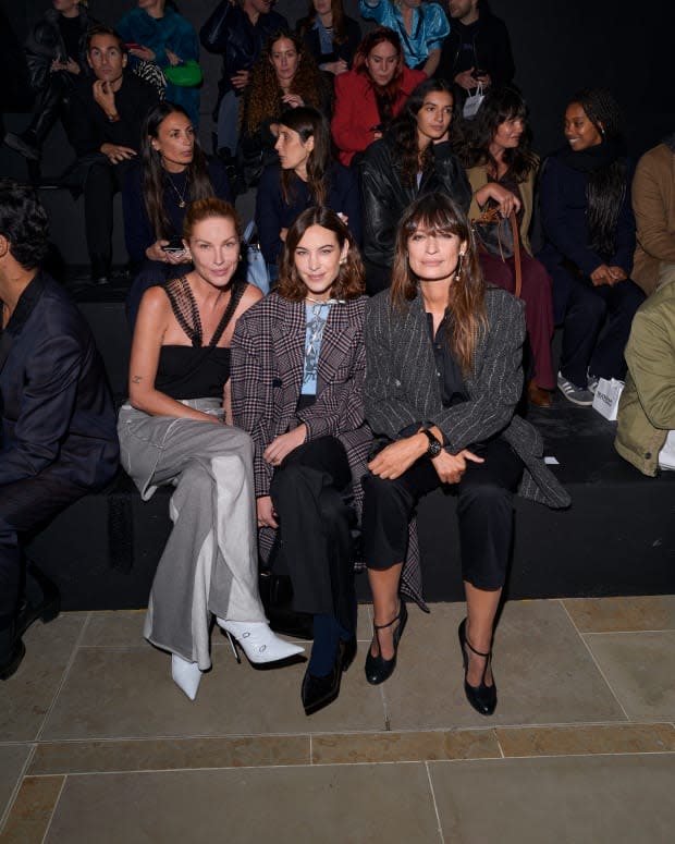 Erin Wasson, Alexa Chung and Caroline de Maigret<p>Photo: Courtesy of Isabel Marant</p>