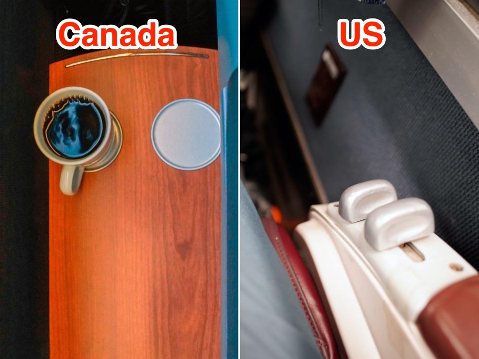 Business Class train travel in Canada and the US