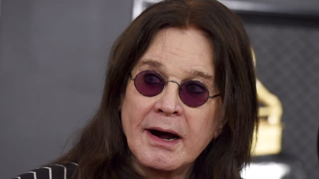 Ozzy Osbourne arrives at the 62nd annual Grammy Awards