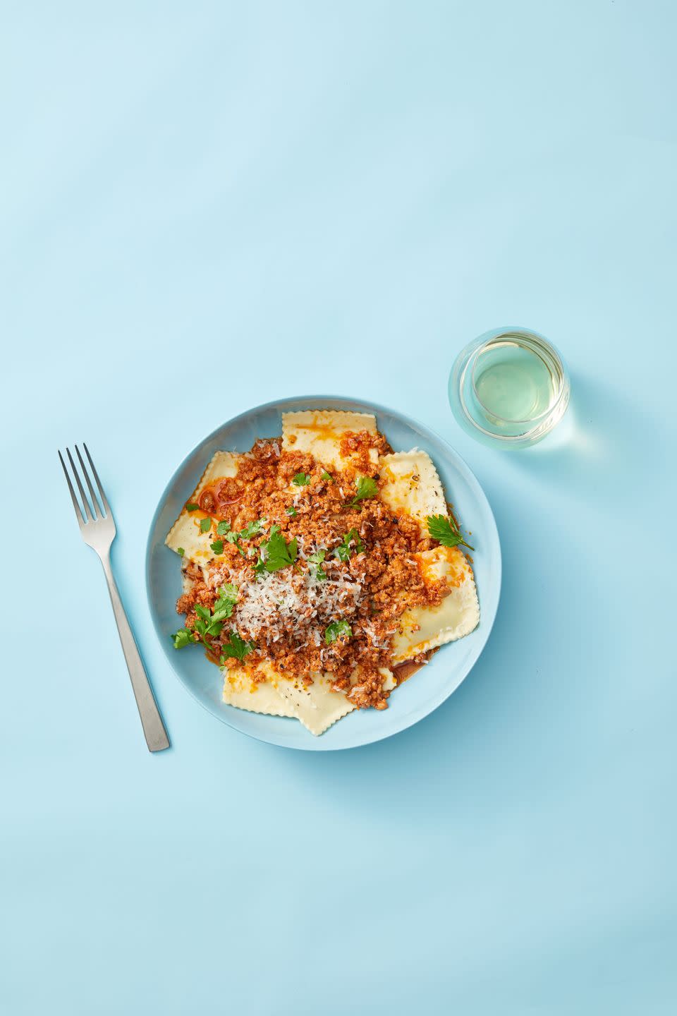 Quick Pork Ragu with Ravioli