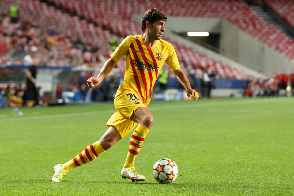 Sergi Roberto en un partido con el Barcelona esta temporada. (Foto: Joao Rico / DeFodi Images / Getty Images).