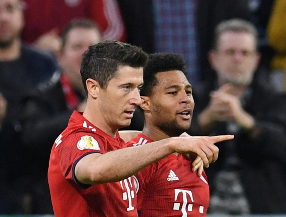 In Hamurg ist ein Brief aufgetaucht, der Morddrohungen gegen Robert Lewandowski, Serge Gnabry und Manuel Neuer enthalten soll. (Bild: Reuters)