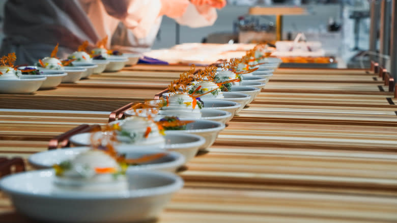 prepared meals at Bocuse d'Or