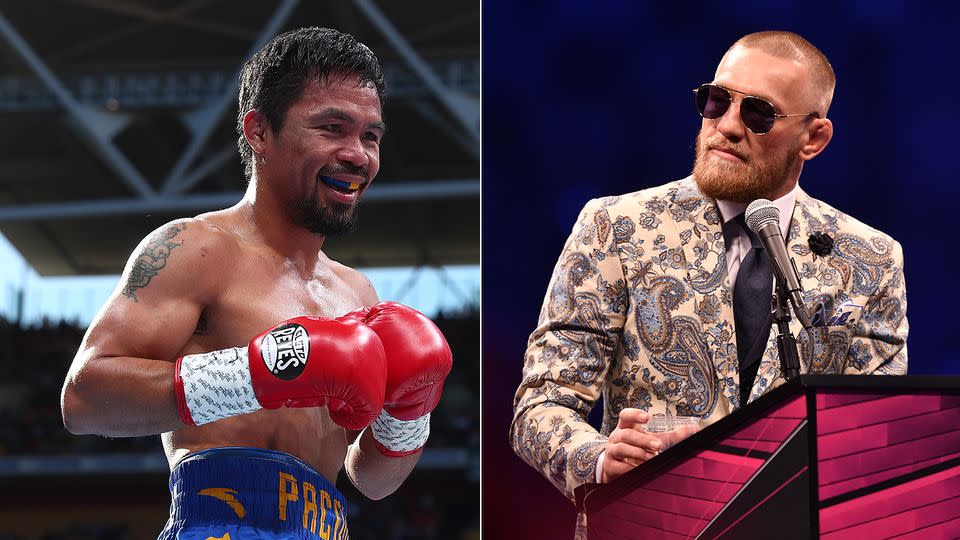 Manny Pacquiao said Conor McGregor fight talks have begun, but that doesn’t appear to be the case. (Getty)