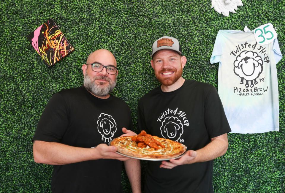 Best Pizza Challenge runner up: Co-owners Michael Voorhis and Calvin Joiner of Twisted Sheep in East Naples, Fla.