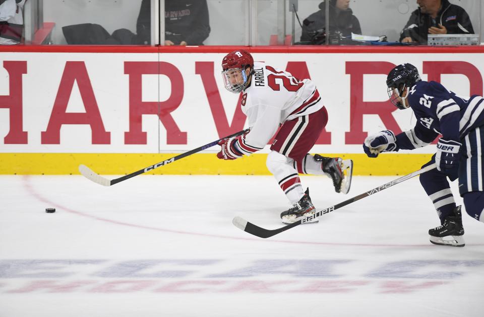 Harvard's Sean Farrell, of Hopkinton, leads the Ivy League in scoring.