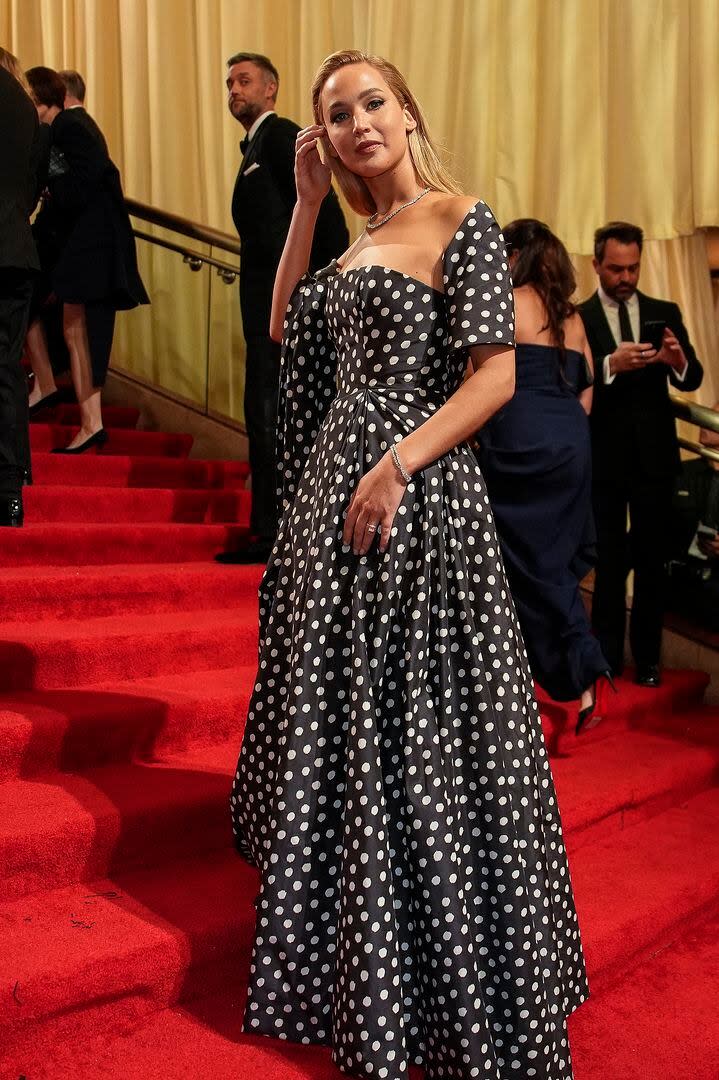 Jennifer Lawrence de nuevo con un Dior