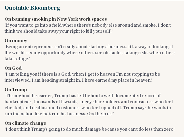 Quotable Bloomberg