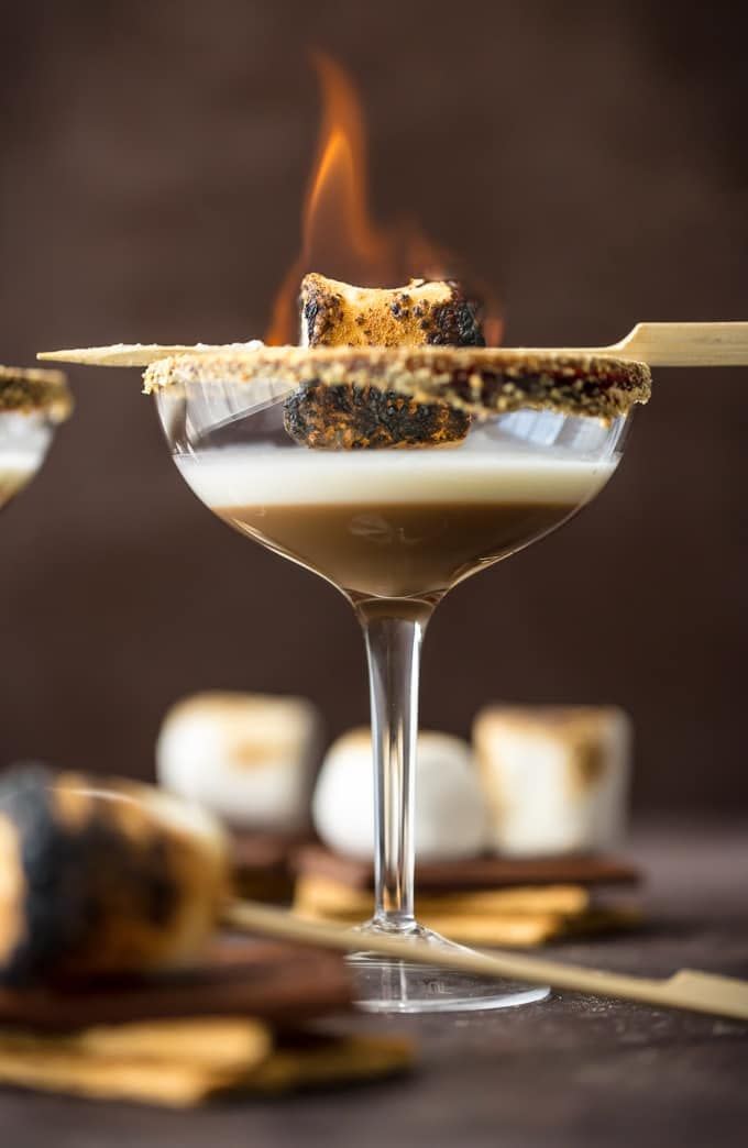 Toasted S'more Martini